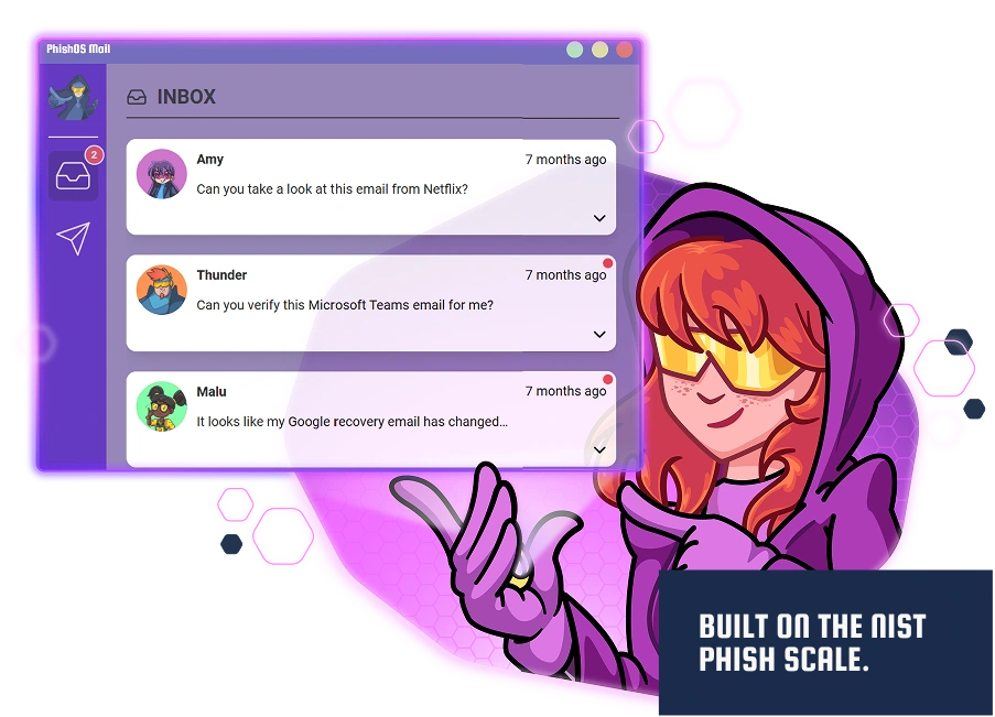 PhishOS Gamified Phishing Simulator ()