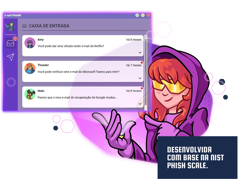 PhishOS Gamified Phishing Simulator ()